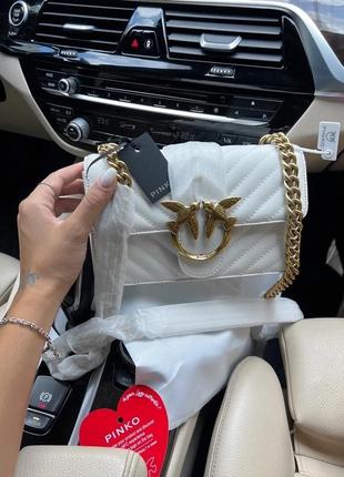 Женская сумка pinko white premium