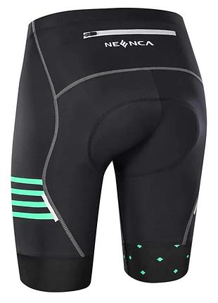 Велосипедные шорты neenca men's bike cycling shorts 4d sponge gel padded