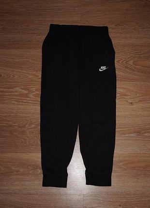 Черные подростковые спортивные штаны nike