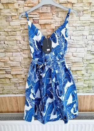 Красивое платье цветочный принт стрейч-катон с поясом вверх с эффектом запаха