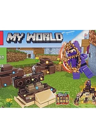 Дитячий конструктор «minecraft» 1153-5, 41 деталь