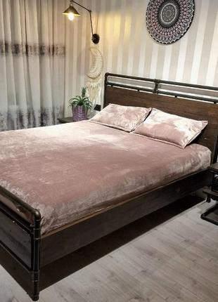 Комплект постельного белья теплый плед и наволочки