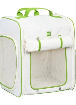 Рюкзак-переноска для котів та дрібних порід собак waudog relax eco, 42*34*27 см, до 8 кг