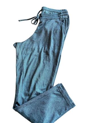 Брюки трикотажные на пол обхват талии 44, обхват бедра 58, длина 98