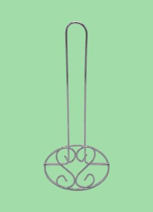 Подставка для рулона бумажного полотенца вертикальная держатель настольный нержавейка h 28 cm variomarket