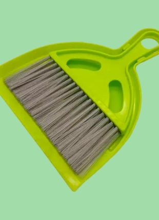 Набор щетка с совком для уборки крошек со стола пластиковый 20*16 cm variomarket