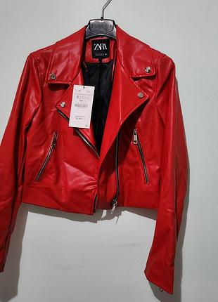 Жакет косуха червона zara