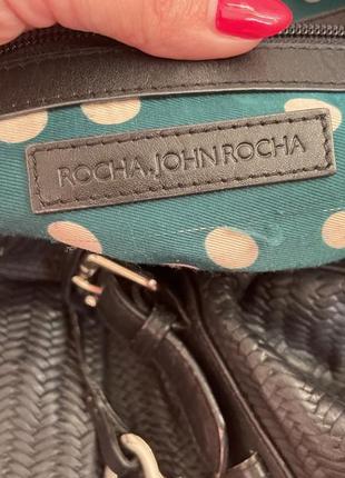 Шикарная объемная кожаная сумка rochajohnrocha/кожа5 фото