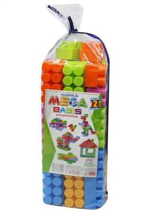 Конструктор пластиковий "мега базіс", 36 дет