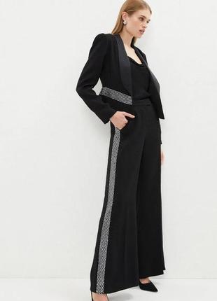 Нові широкі брюки coast зі стразами massimo dutti