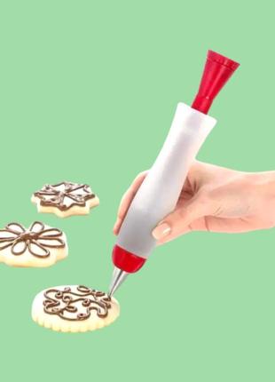 Кондитерский шприц силиконовый для шоколада шприц кондитера l 20 cm variomarket