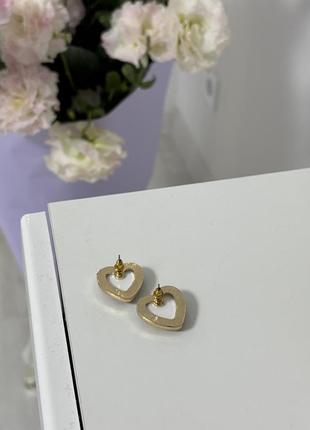 Сережки в лео принт