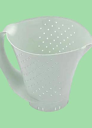 Кружка-сито дуршлаг ds-2503 пластиковая перфорированная d 14 cm h 13 cm variomarket