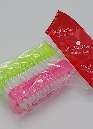 Щетка для мытья рук двухсторонняя пластиковая набор 2 штуки 8*3 cm variomarket