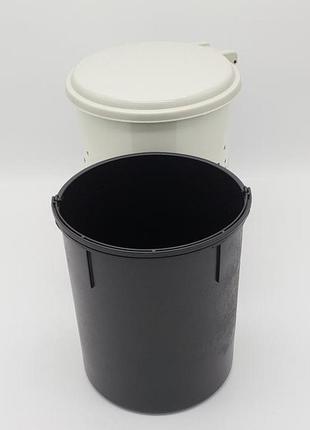Ведро для мусора с педалью мусорное ведро с крышкой пластиковое №2 №365 elif d 22 cm h...
