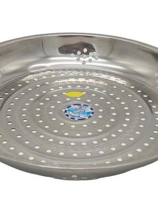 Пароварка сито вставка для кастрюли из нержавеющей стали горох d 33 cm h 5 cm нержавейка variomarket