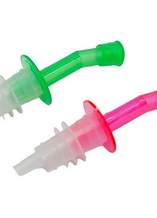 Пробка гейзер з дозатором для винної пляшки корок для вина і шампанського багаторазовий пластиковий набір 2 шт