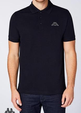 Мужская футболка polo от kappa, новая, оригинал, размер 4xl, 100% хлопок