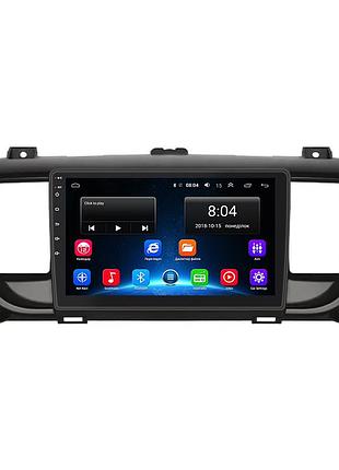 Штатна магнітола lesko для peugeot traveller i 2016-н.в. екран 9" 2/32gb wi-fi gps base