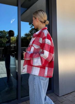 Женская утепленная рубашка