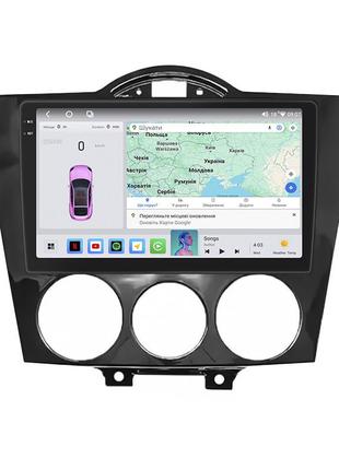 Штатна магнітола lesko для mazda rx-8 i 2003-2008 екран 9" 4/64 qled carplay 4g wi-fi gps 360 prime