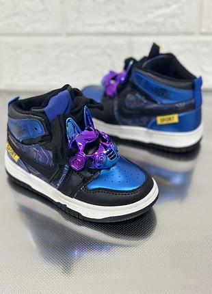 Ботинки для мальчика хайтопы для мальчиков осенние кроссовки на мальчиков детскую обувь