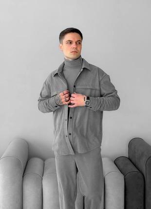 Стильний трендовий чоловічий брючний костюм