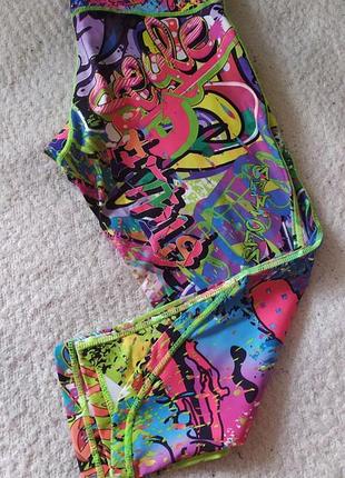 Спортивные лосины, капри,легинсы, для фитнеса, фитнес лосины