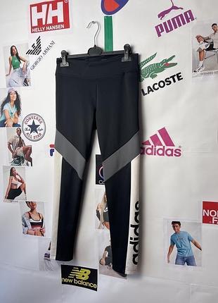 Оригинальные лосины с большим логотипом T-Shirt adidas
