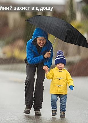 Карманный мини зонт в футляре сумочке черный