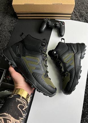 Шикарные мужские зимние кроссовки Zaino adidas terrex swift r termo gore-tex