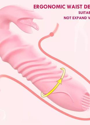 Ный вибратор с поступательными движениями и подогревом