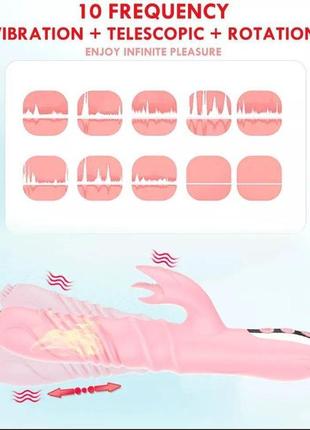 Ный вибратор с поступательными движениями и подогревом