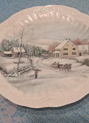 Тарелка porcelaine frelon d22