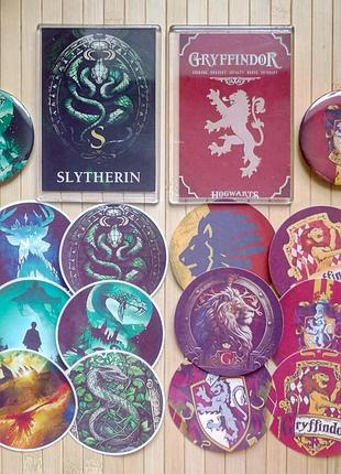 Набір gryffindor slytherin garry potter гаррі поттер з 6 предметів