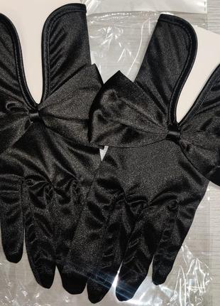 Новинка! перчатки атласные женские, короткие перчатки стрейч-атласные. размер универсальный.