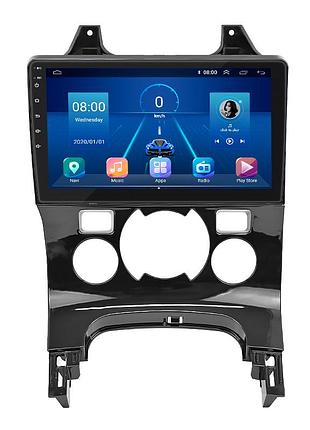 Штатна магнітола lesko для peugeot 5008 i рестайлінг 2013-2016 екран 9" 4/64gb 4g wi-fi gps top