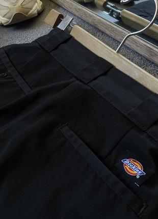 Брюки брюки брюки чинос dickies дикес черные с белым поясом оригинал3 фото