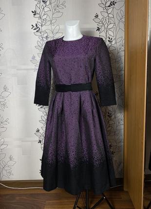 Винтажное фиолетовое платье christian dior, ограниченное коллекция для японии
