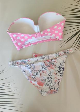 80dd/36dd- m, xl купальник бандо бюстое балконет m&amp;s /hunkemoller2 фото