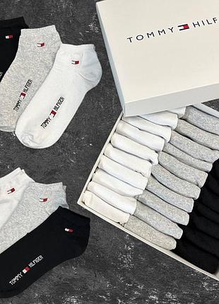 Мужские носки 30 пар tommy hilfiger набор