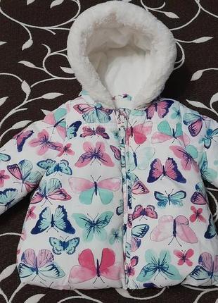 Куртка еврозима на девочку 6-9 месяцев, фирмы george