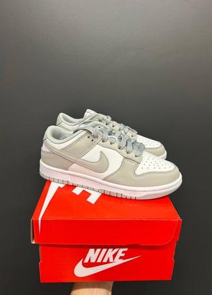 Nike dunk low retro grey-white найк дак