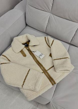 Дубленка zara
