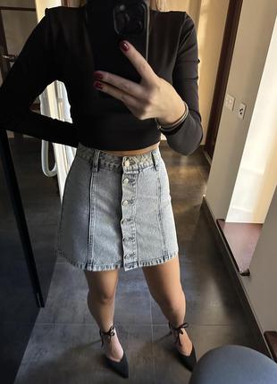 Коротка джинсова спідниця forever 21