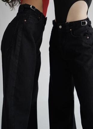 Багги,черные багги,черные джинсы,джинсы черного цвета,baggy jeans2 фото