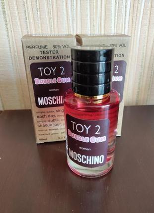 Тестер, гурманський аромат moschino toy2 bubble gum рожевий ведмедик