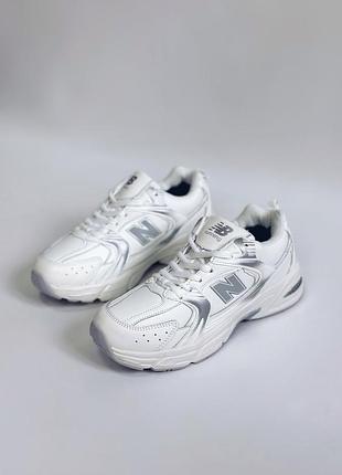 Зимние кроссовкиalбы 530 бело серые