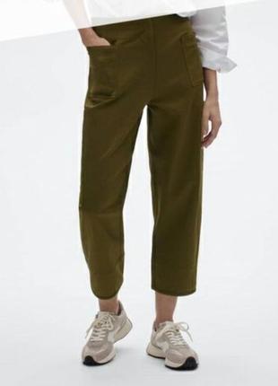 Укороченные брюки - карго massimo dutti