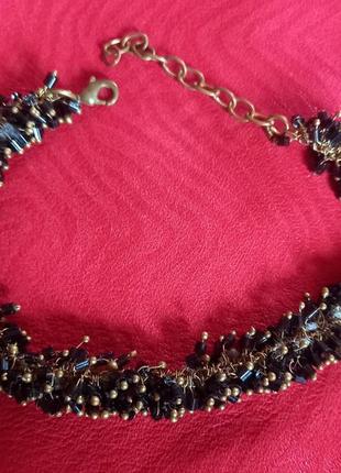 Интересный, винтажный браслет. чехия.